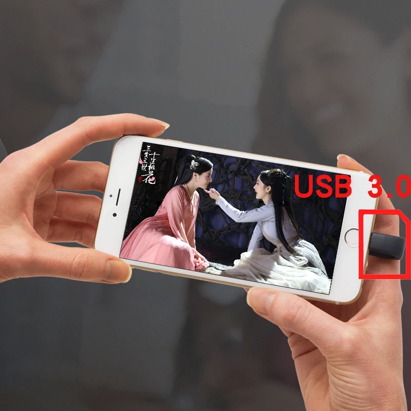 Цена SanDisk USB флэш накопитель iXPand U диск OTG Lightning Разъем USB3.0 Флешка 16 ГБ 32 ГБ 64 ГБ 128 ГБ MFi для iPhone и iPad SDIX30N