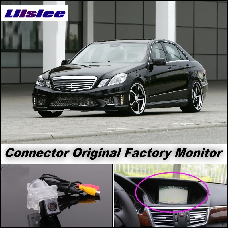 Автомобиль Камера подключения заводской Экран/Мониторы для Mercedes Benz E Class MB W212 liislee заднего вида Резервное копирование камера