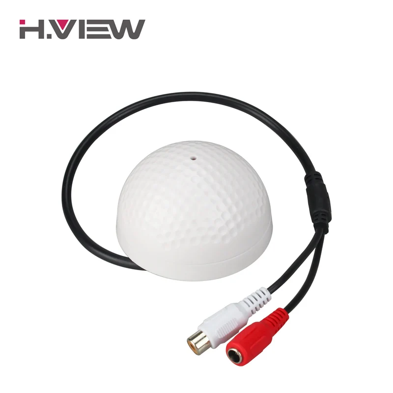 H.VIEW CCTV Microphone Kits Surveillance Audio Pick Up Device 20m Audio Power Cable and 1 to 5 Spliter Accessories Kits  (6)