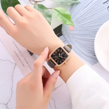 

zegarek damski Top Brand Women's Watches Fashion Leather Wrist Watch Women Watches Ladies Watch Women Clock relogio feminino
