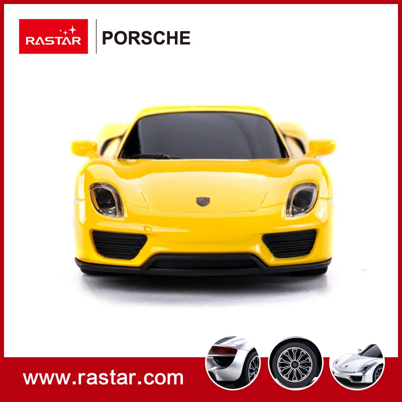 Rastar лицензированный 1:24 PORSCHE 918 Spyder пульт дистанционного управления rc автомобиль игрушки для детей подарок на год 71400