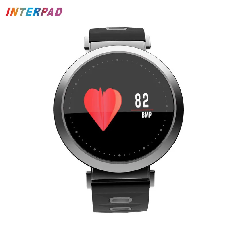 

Interpad Smart Bracelet Watch Color Screen Heart Rate Blood Pressure Monitor Activity Fitness Tracker Sport Band For iOS Android