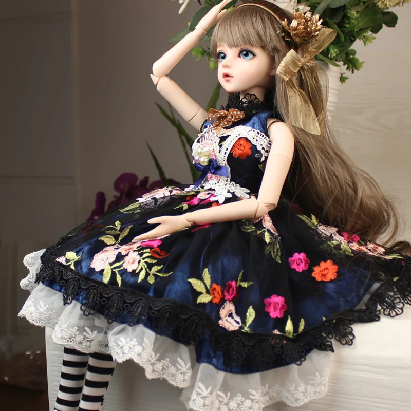 Шарнирная кукла 1/3 BJD подарки для девочки ручная роспись макияж полный комплект