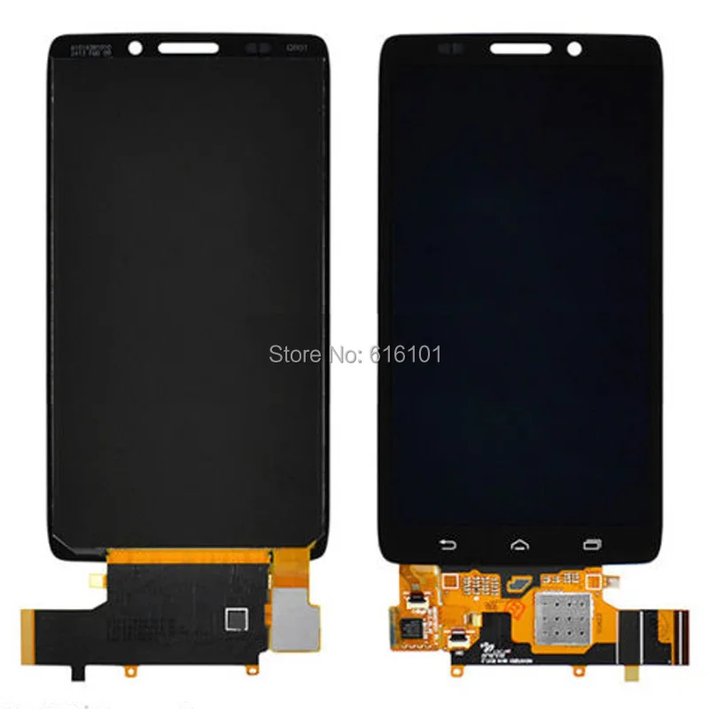 1pc/lot LCD Screen Display Touch Digitizer Assembly For Motorora Droid Ultra XT1080 Black Free Shipping