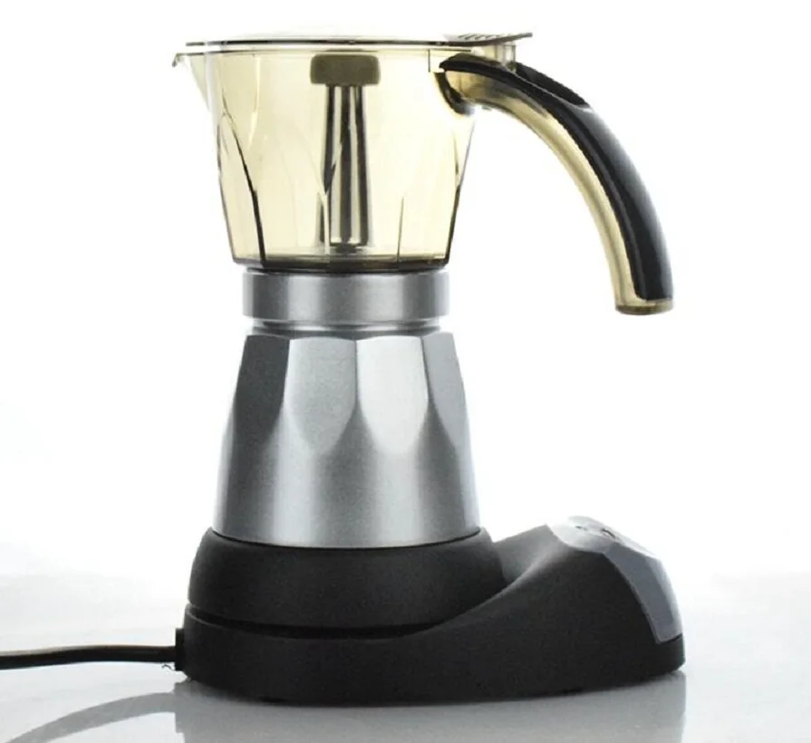 Free Shipping Aluminum Electric heating Coffee Mocha Pot Coffee machine