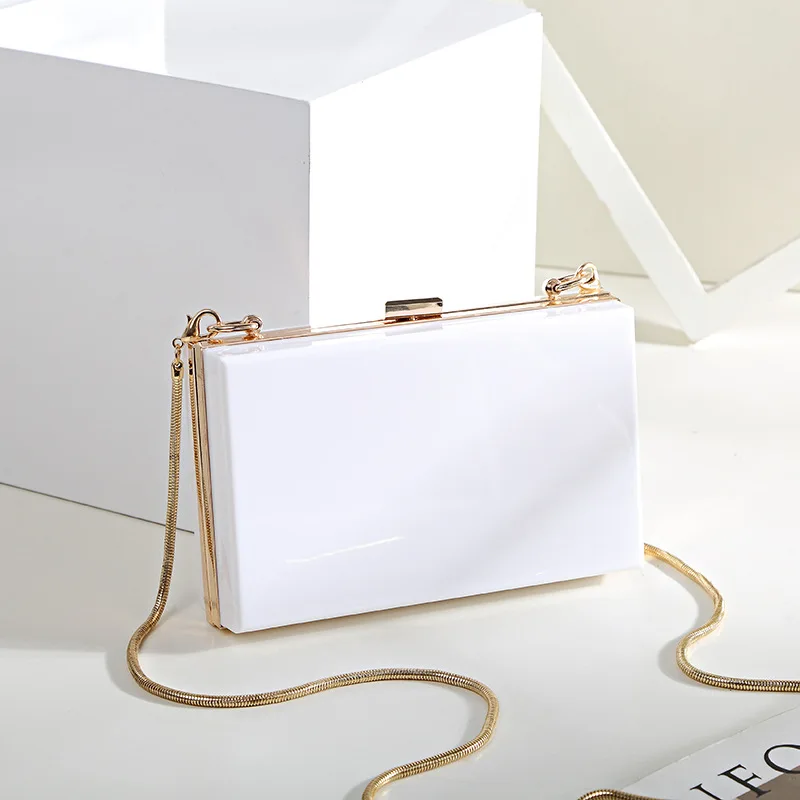 

hot Kind of Boxes and Bags, Korean Edition, Fashionable Banquet Bags, Fashionable Chain Bags, Pure and Transparent Women's Bags