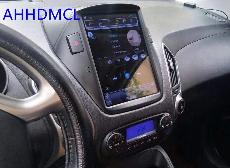 Автомобильный ПК PAD Tesla стиль мультимедийный плеер Android 7,1 gps для hyundai Tucson iX35 iX 2009 2010 2011 2012 2013