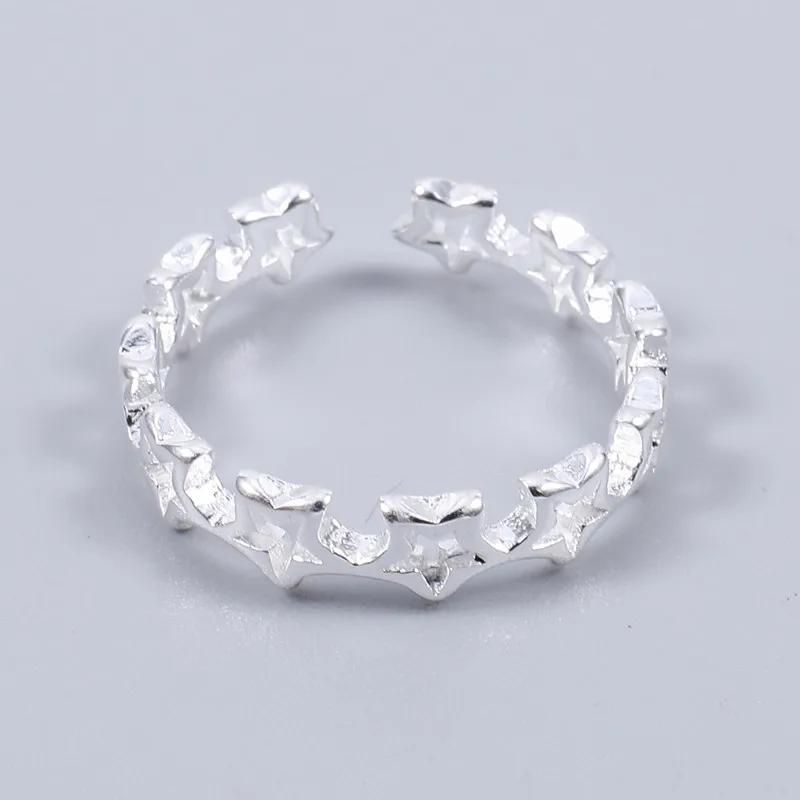 Ограниченное количество, кольца анильос для офиса/Карьера, юбилей, сердца, дизайн, кольца из стерлингового серебра 925 пробы в форме звезды, кольцо для влюбленных