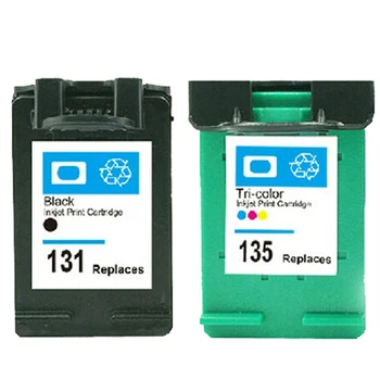 

hisaint for HP 131 135 cartouche dencre for HP Deskjet 460 5743 5940 5943 6843 6940 Photosmart 2573 2613 8753 PSC 1600 1613 2350