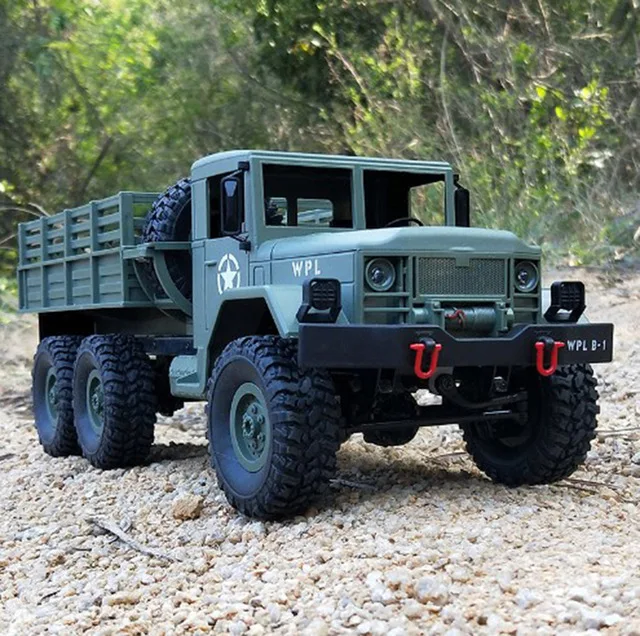 

WPL B16 Ural 1:16 2.4G 6WD Rc Car Military Truck Rock Crawler Command Communication Vehicle Toy