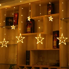 New Ramadan Products LED String Lights For Decoration Home EU 220V 3M Romantic Fairy Star Led Curtain String Light