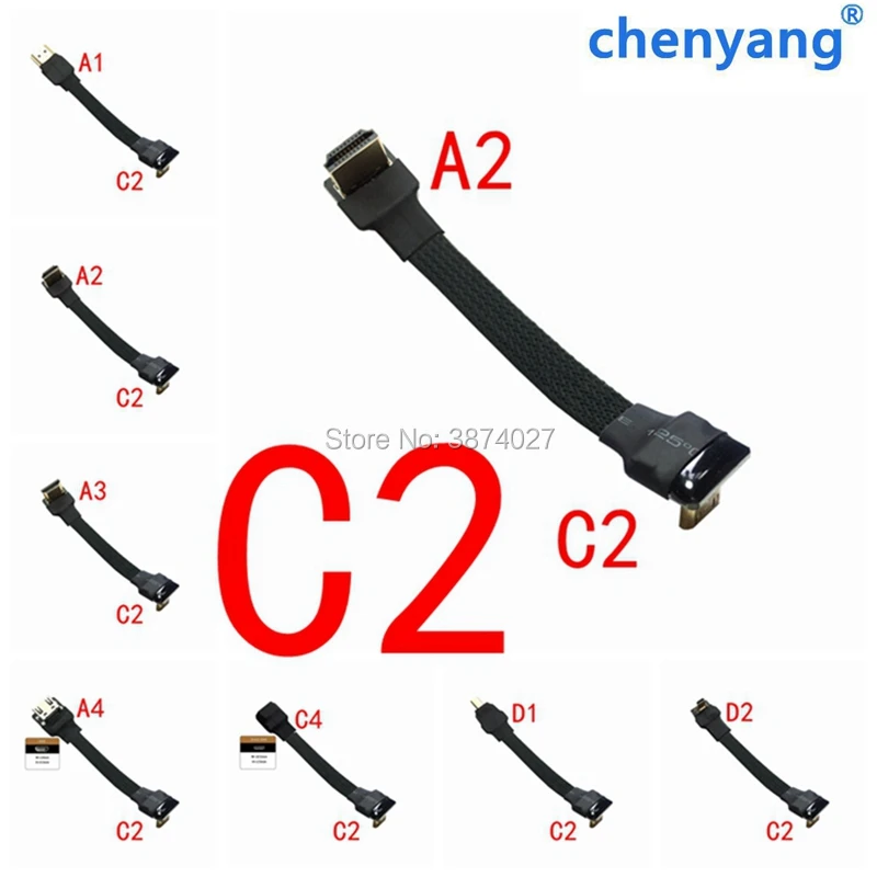 Fpv Mini Hdtv-Adattatore Micro Hd Compatibile 50Cm Fpc Ribbon Cavo Piatto Hd Schermato Per Fotografia Aerea Multicotteri