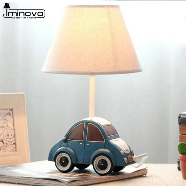 IMINOVO Tafellamp E14 Lampen Dimbare Bedlampje Leuke Blauwe Auto ... IMINOVO Tafellamp E14 Lampen Dimbare Bedlampje Leuke Blauwe Auto ...