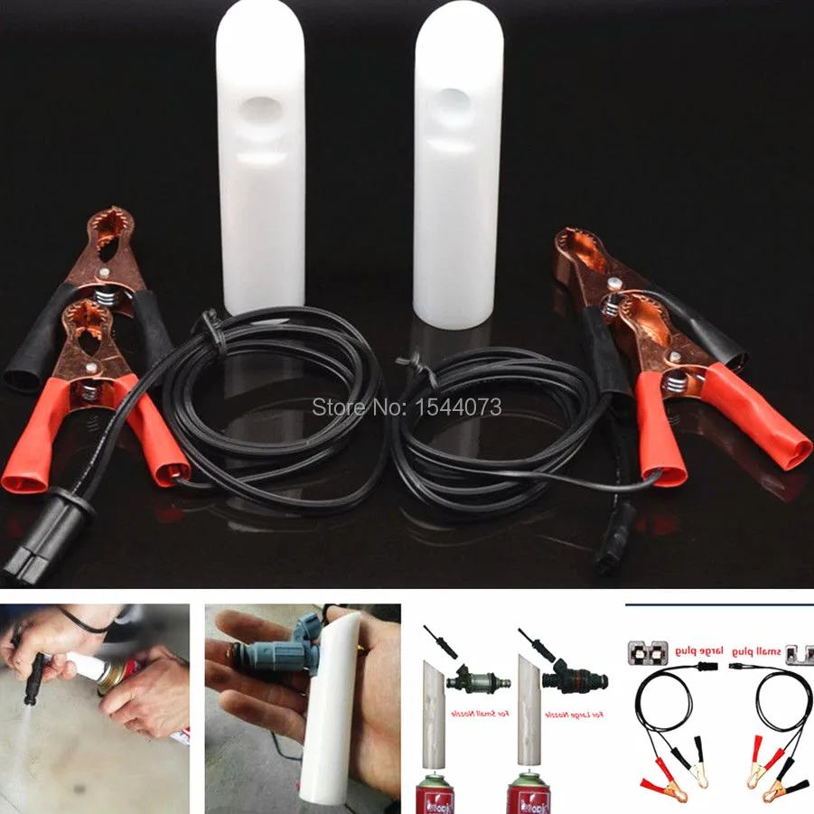 2017 Fuel Injector Flush Cleaner Adapter Auto Car Vehicles Tool DIY Kit