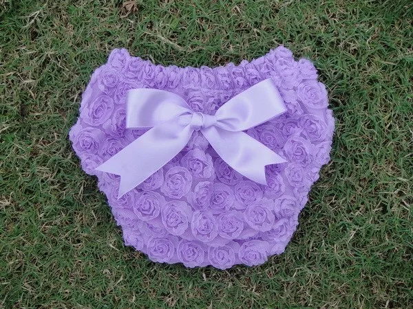 Shorts de Algodão com Fita Cor do Bebê Doce Rosa Flores Bloomer Infantil Meninas Arco Crianças Fralda Capa pp Shorts Roupa Interior 24 Pçs - Lote 13 High Quality Mamãe e Bebê