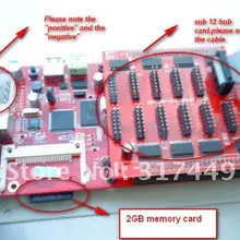 Dbstar асинхронный полный женский цвет rgb 512*384/256*192 пикселей rj45 Поддержка карт флеш-накопителей sd-карты порт асинхронный Светодиодный дисплей контрольной карты