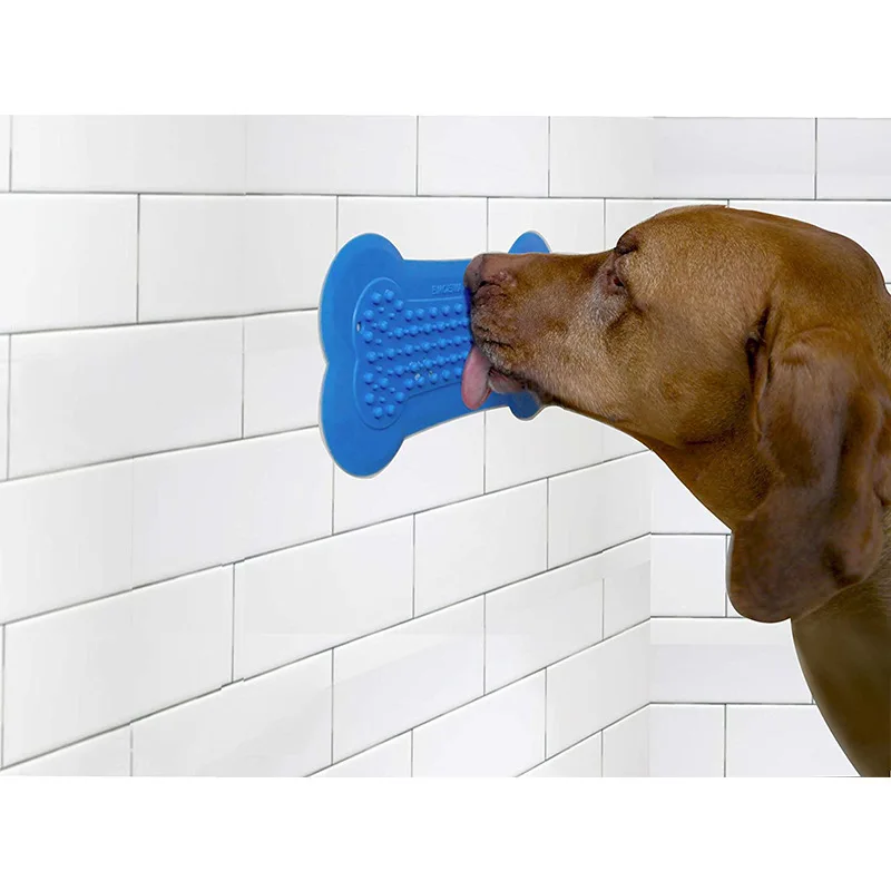 

Top selling Silicone Bone Stickers for small medium large pet Cat Dog Training Bathing Stickers Dog Bathroom Shower Stickers