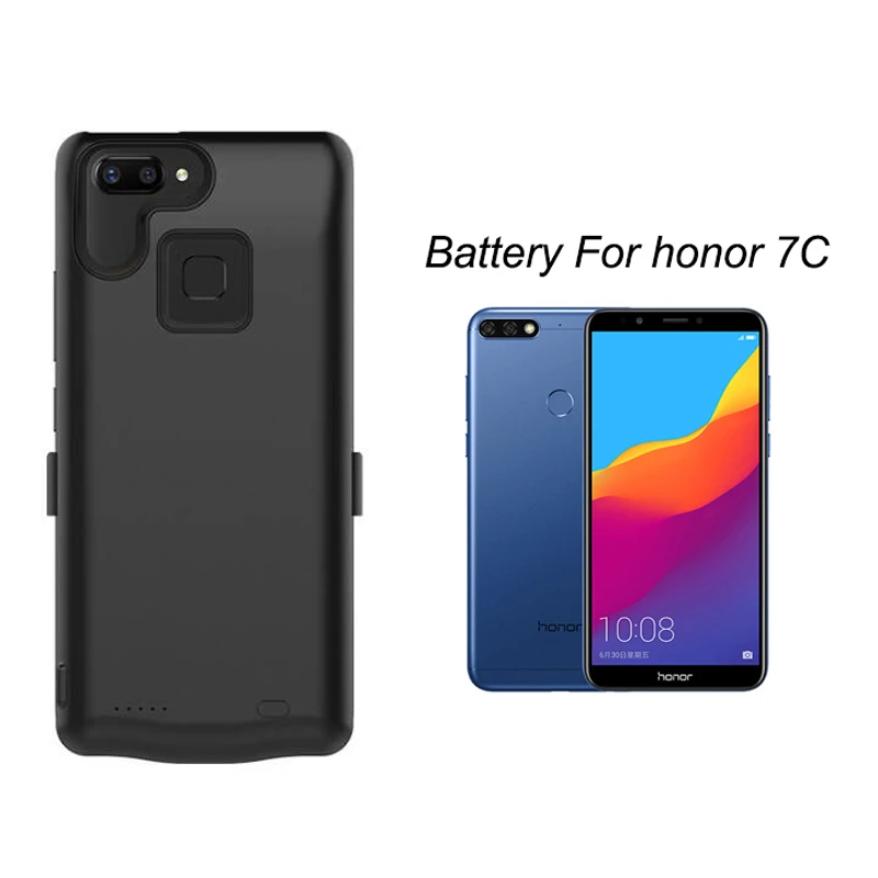 

5000mAh Universal Micro Plug battery for honor 7C Power bank Pack backup Charger Phone Case For HUAWEI Honor7C
