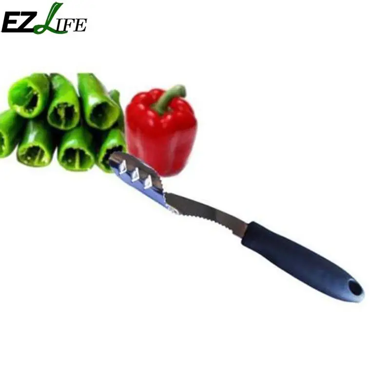 Stainless Steel Chili Pepper Corer Jalapeno Corer Pepper Corer Serrated