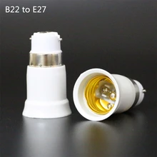 Support de lampe en matériau ignifuge B22 à E27, 1 pièce, grande Promotion, convertisseur de douille d'ampoule, adaptateur de type de Base