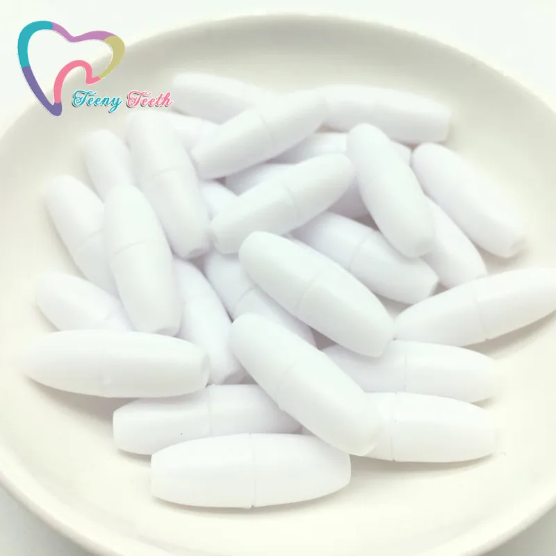 

Teeny Teeth 20PCS White DIY Necklace Plastic Breakaway Clasps Plastic Closure Break Away Safety Clasps For Silicone Baby Jewerly