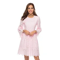 2018-Summer-Flare-Sleeve-Dress-Women-Hollow-Out-Lace-Knee-Length-Sexy-Dress-Pink-Elegant-Party.jpg_200x200