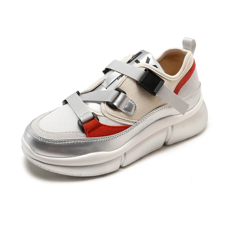 

Super fire 2018 autumn new Harajuku wild breathable thick-soled student old shoes women.