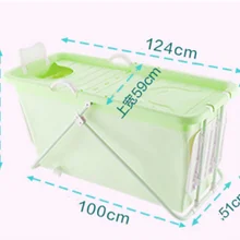 Высокое качество утолщение жесткий пластик сауна ванна для взрослых негабаритных ребенок ванна бытовой пароочиститель ведро 110 см