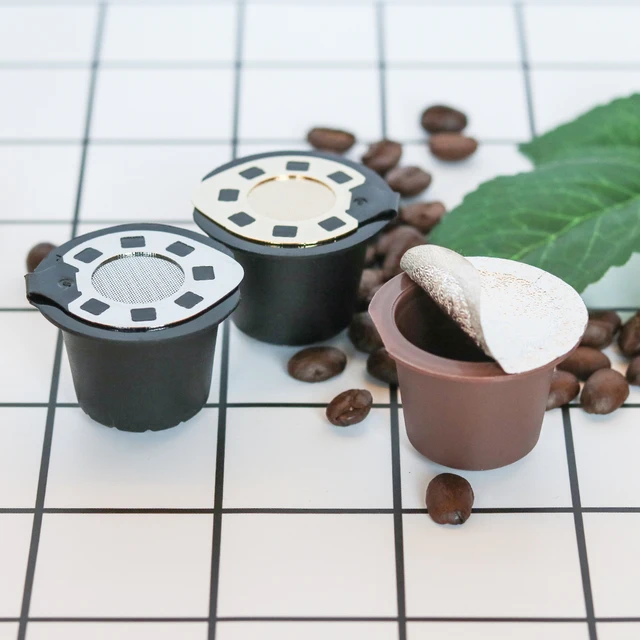 Best Offers Reusable Nespress Gold Reusable Nespresso coffee Capsules (2-pack) | Compatible Nespresso Machine and Nespresso with Stickers