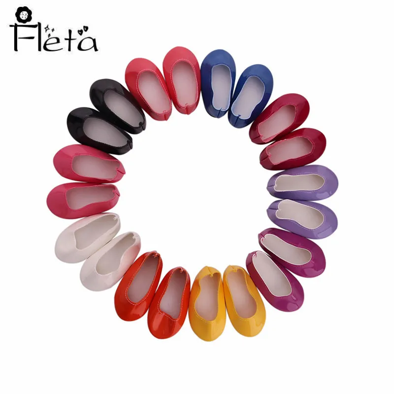 

2018 New Doll Accessories Multi-color Leather Shoes Suitable for 18-inch American Doll