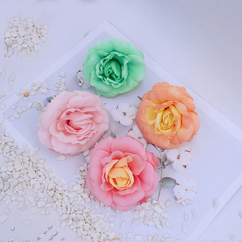 8 см шелковые чайные бутоны розы рождественские украшения для дома Свадебные Аксессуары Распродажа diy товары для дома недорогие искусственные цветы