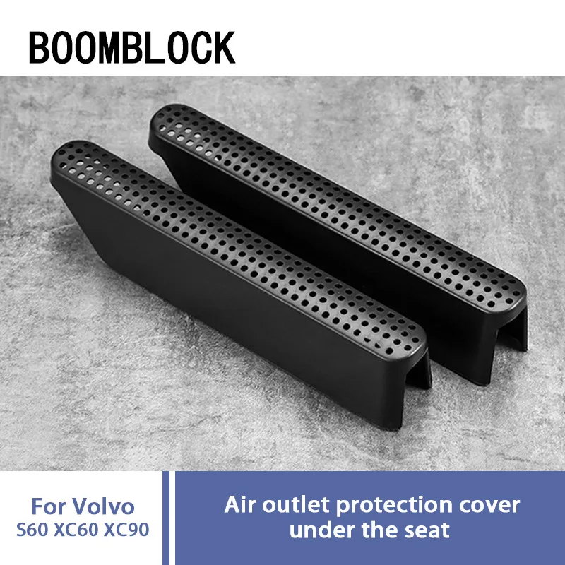 2pcs Auto Car Under Seat Back Air Outlet Protective Covers