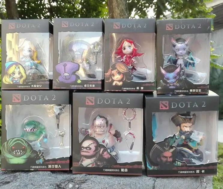 Фигурка героя игры WOW DOTA 2 Kunkka Lina Pudge Queen Tidehunter CM FV PVC фигурки героев из коллекции dota2