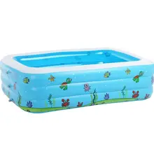 Детский надувной бассейн для лета детский игровой бассейн ограждения для детей Портативный Ванна детские мини-площадка 110x90x46 см