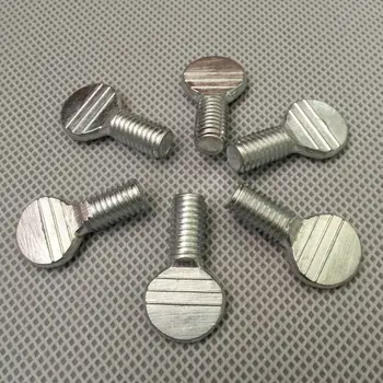 

5pcs M10*30/35mm Length racket screws flat head bolts hand twist screw rotating thumb bolt