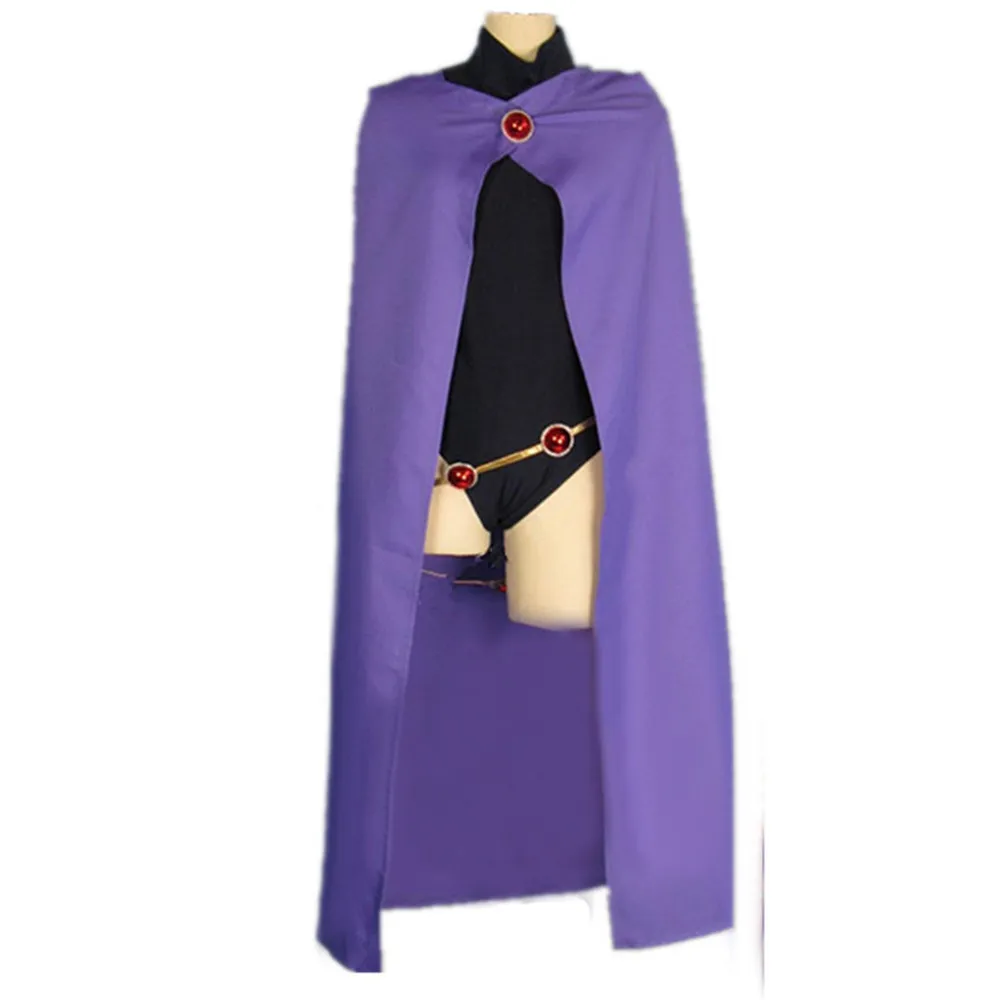Аниме Манга hero Teen Titans Raven Косплэй соучастником весь набор супе костюм на Хэллоуин