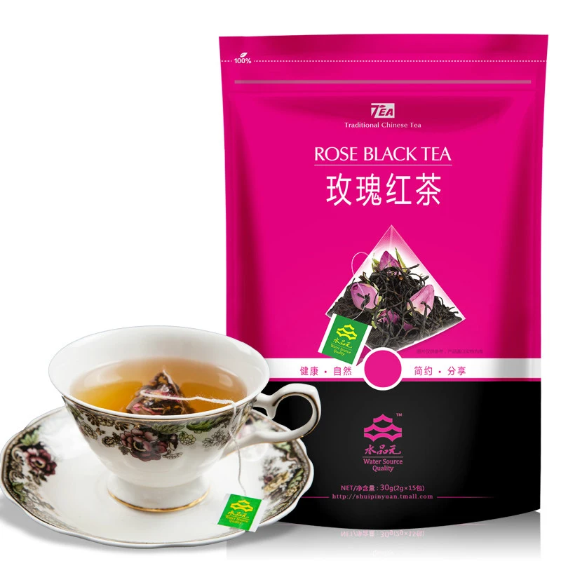 

Mizushina yuan original leaf rose Black Tea bag geometric solid triangle Blending tea Weight loss food Weight loss food