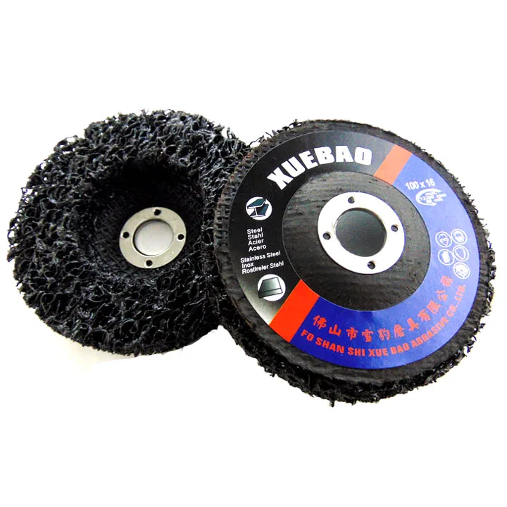 2 pieces 100mm/4" Black silicon carbide fiber wheels Grinding