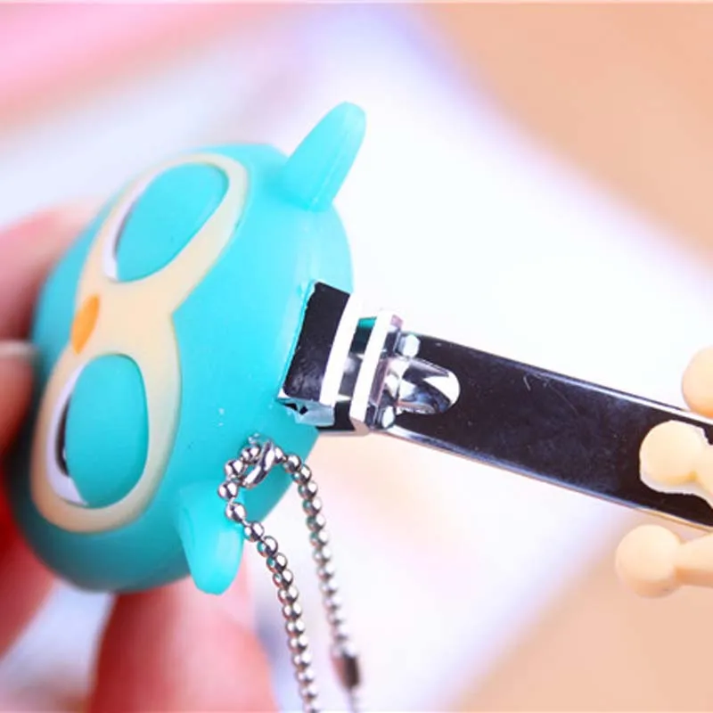 1PCS 3D Owl Design Portable Cute Cartoon Nail Clipper Manicure Tools Grooming Kit Set Christmas Gift