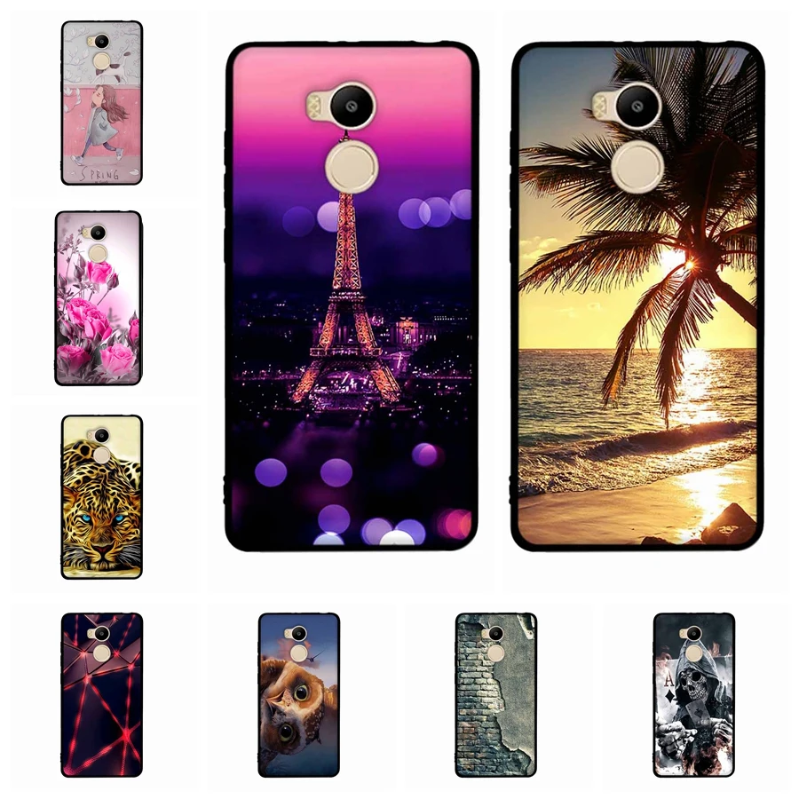 For Xiaomi redmi 4 Prime Silicone Cases Flower Cartoon Soft Rubber TPU Case Phone Cover | Мобильные телефоны и аксессуары