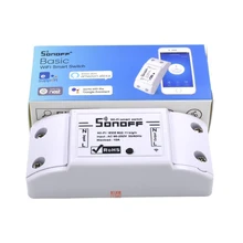 Базовый беспроводной Wifi переключатель для интеллектуальное реле для домашней автоматизации модуль дистанционного управления 10А 90-250 В для IOS Android