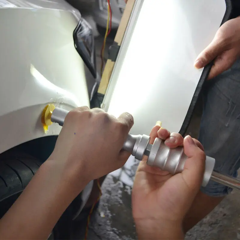 Goedkoop PDR Gereedschap Lijm Puller Set Auto Deuk Reparatie Kit Verveloos Hagel Dent Remover Slide Hammer Tabs Lijm Pistool auto reparatie Tools
