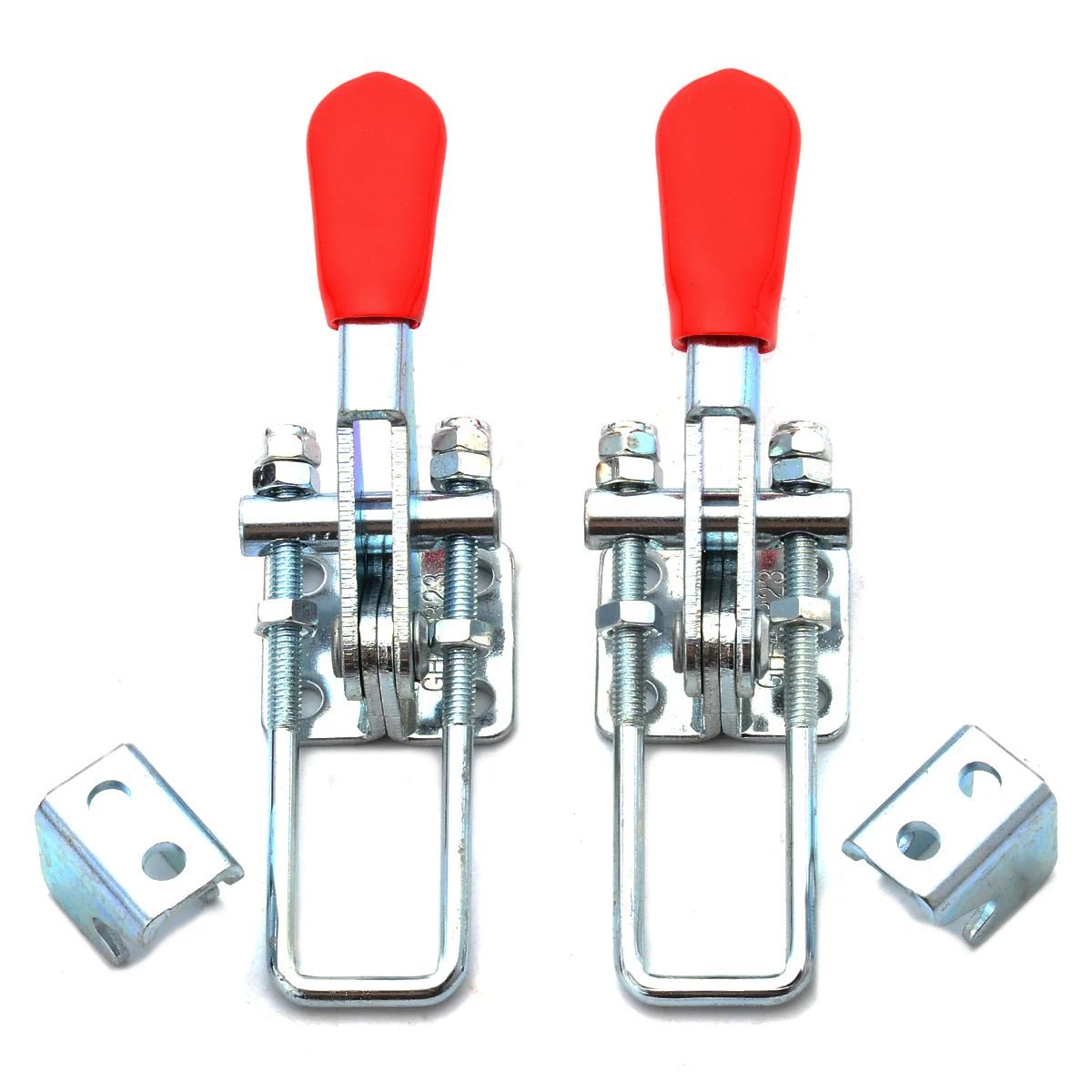 2Pcs Adjustable Toggle Latch Catch Hasp Cabinet Boxes Lever Handle Clamp Hasp Toggle Latch Catches Lock