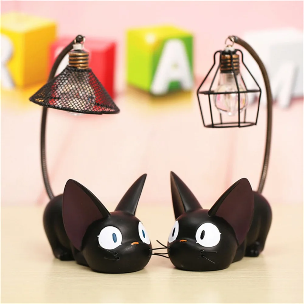 NDTUSMZ Night Light LED Gigi Cat Desk Night Lamp Small Cats Toy Dry Battery For Home Decoration Of Child Gift Cats Night Light