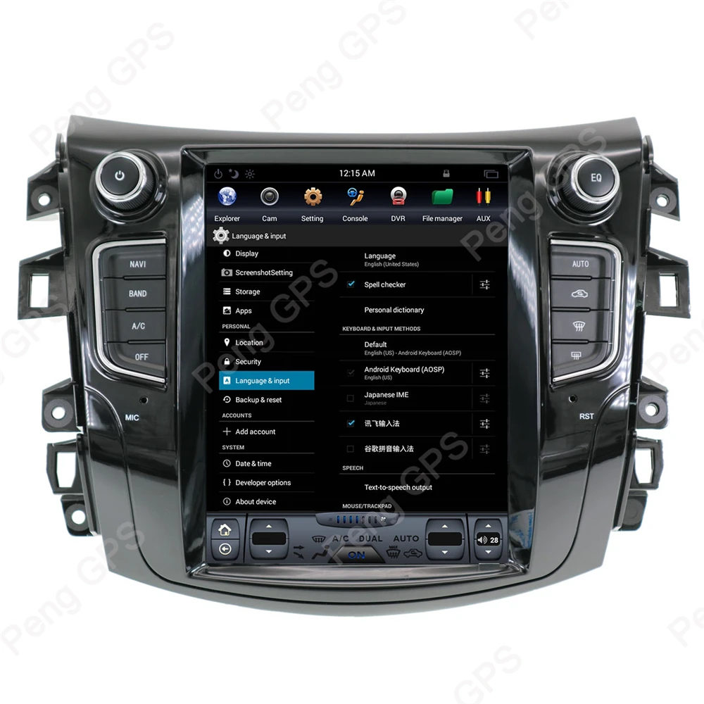 10," Android 7,1 автомобильный gps-навигация, dvd-плеер для NISSAN NP300 Navara- Tesla стиль два Din Автомобильный Радио wifi головное устройство