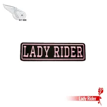 Розовая леди Райдер патч вышивка металлик на заказ для куртки инновации нашивка для рубашки стикер