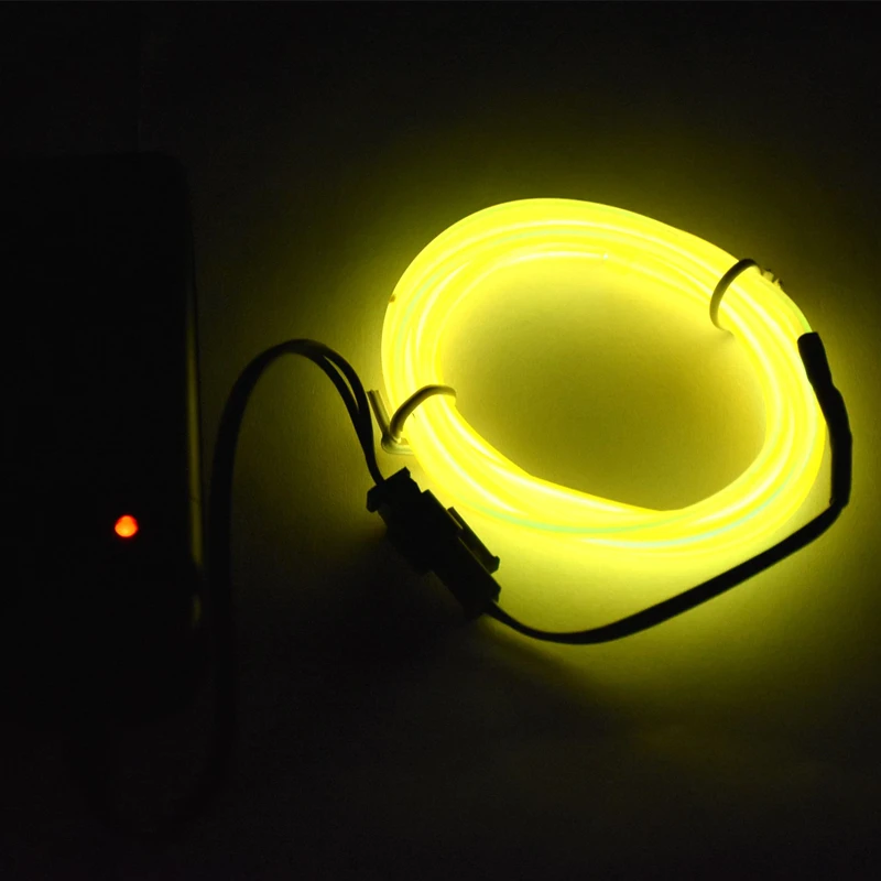 2m/3m/5M 3V-12V Flexible Neon Light Glow EL Wire Rope tape Cable Strip LED Neon Lights Shoes Clothing Car decorative ribbon lamp 2m/3m/5M 3V-12V Flexible Neon Light Glow EL Wire Rope tape Cable Strip LED Neon Lights Shoes Clothing Car decorative ribbon lamp