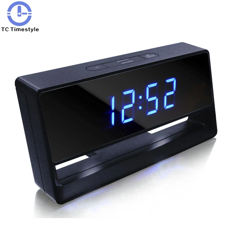 

LED Environment Soft Desktop Alarm Clock Snooze Mute Character Bedroom Electronic Digital Clock