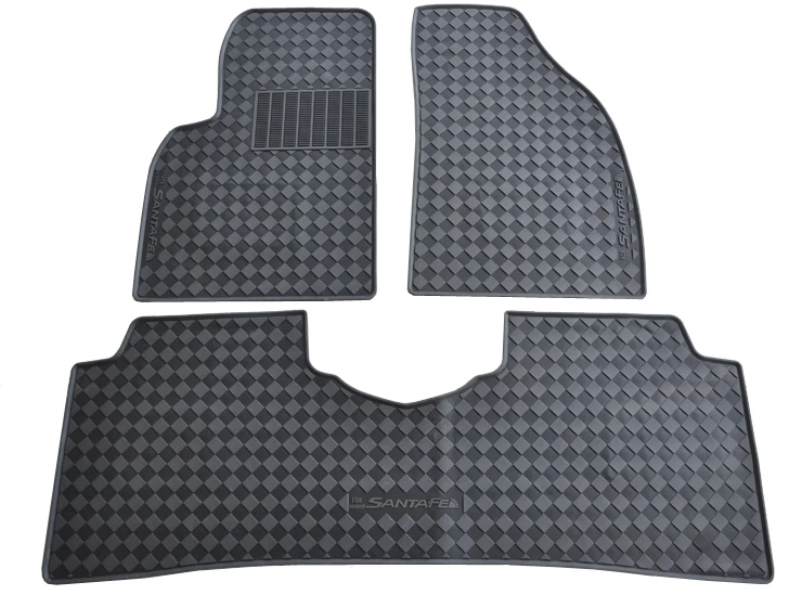 special waterproof non slip rubber foot latex car mat for Hyundai Santa Fein Floor Mats from