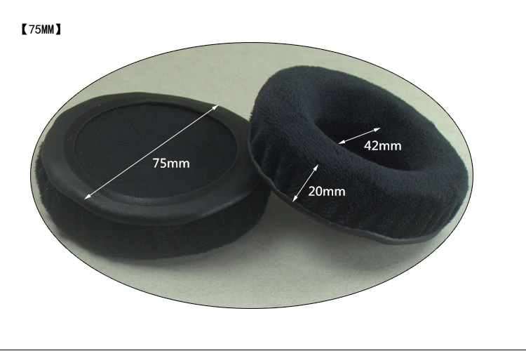 So Soft Velvet Foam Ear Pads Cushions 60 65 70 75 80 85 90 95 100 105 110 115 120MM For SONY For Audio-Technica for Sennheiser (9)